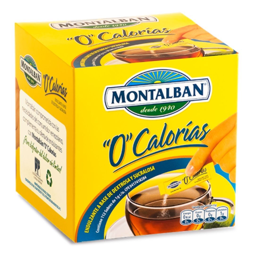 "ENDULZANTE MOLTALBAN ""0"" CALORIAS 112GR"