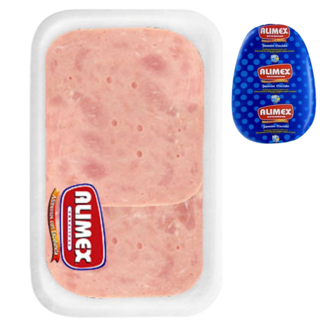 JAMON COCIDO ALIMEX 98% LIBRE DE GRASA 200 GR