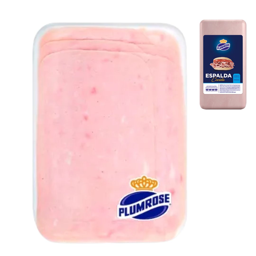 JAMON ESPALDA COCIDA PLUMROSE 200GR