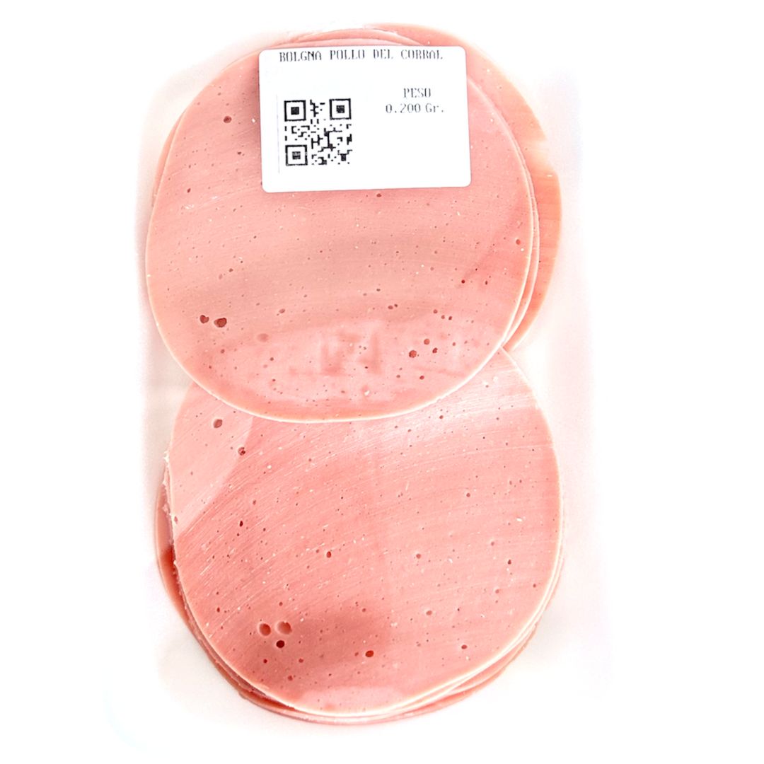 MORTADELA DE POLLO DEL CORRAL 200GR