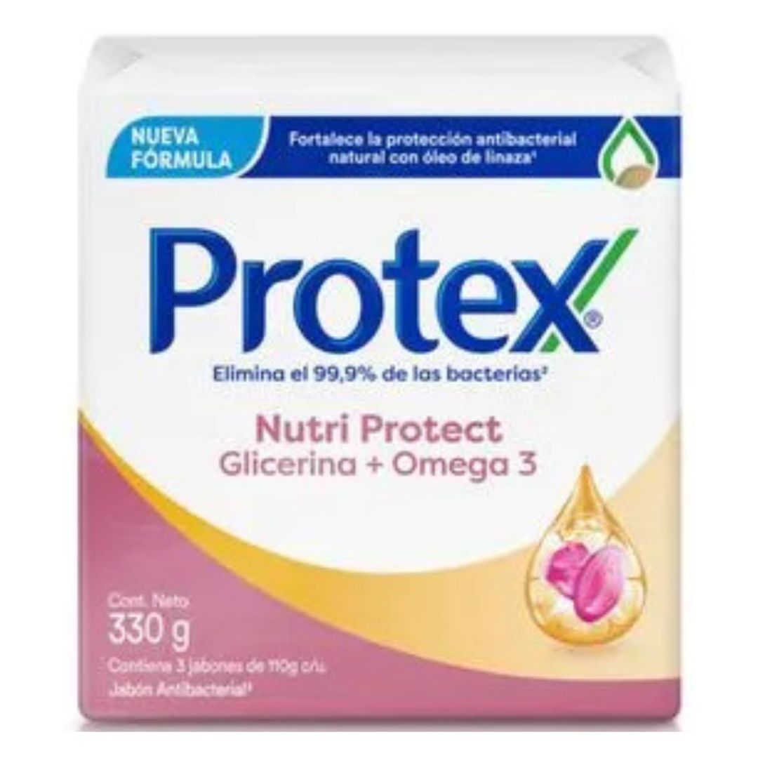 JABON PROTEX NUTRI OMEGA3 3x110GR