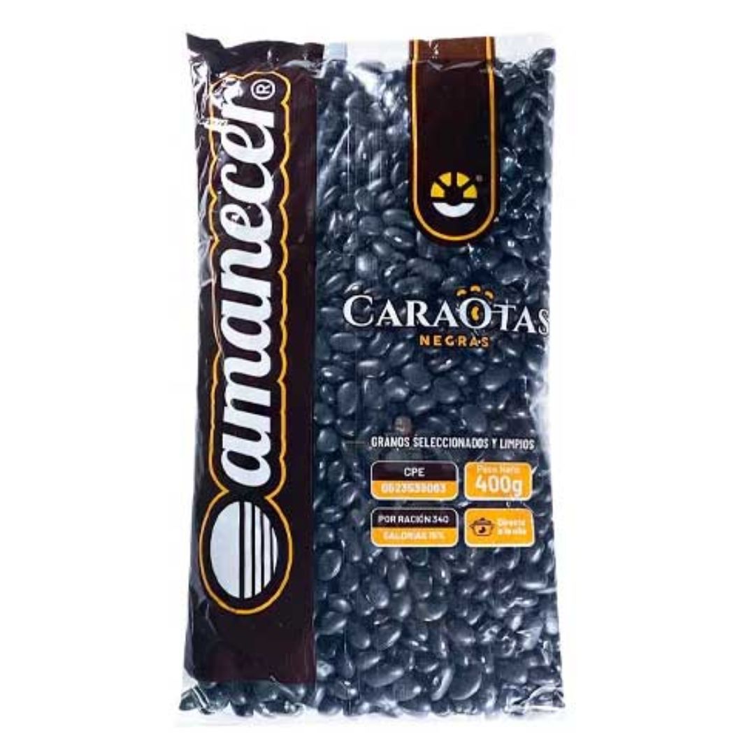 Caraotas Amanecer Negras 400Gr