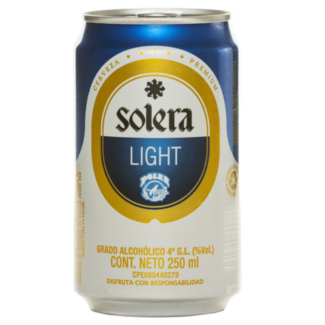 CERVEZA SOLERA AZUL LATA 250ML