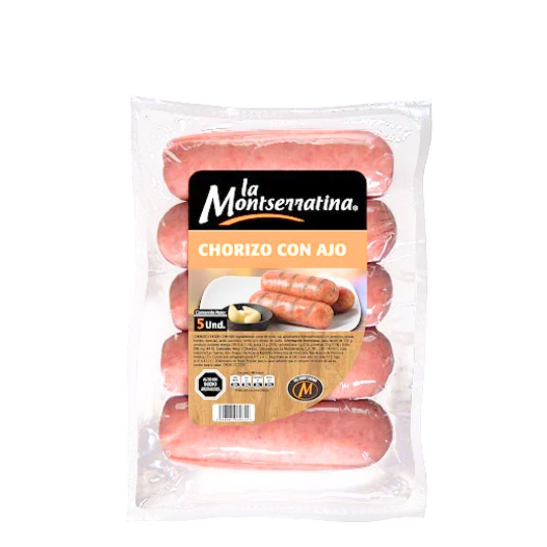 CHORIZO DE AJO MINI 5UNDS LA MONTSERRATINA