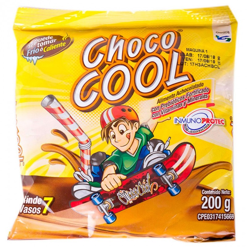 CHOCO COOL EN  POLVO 200GR