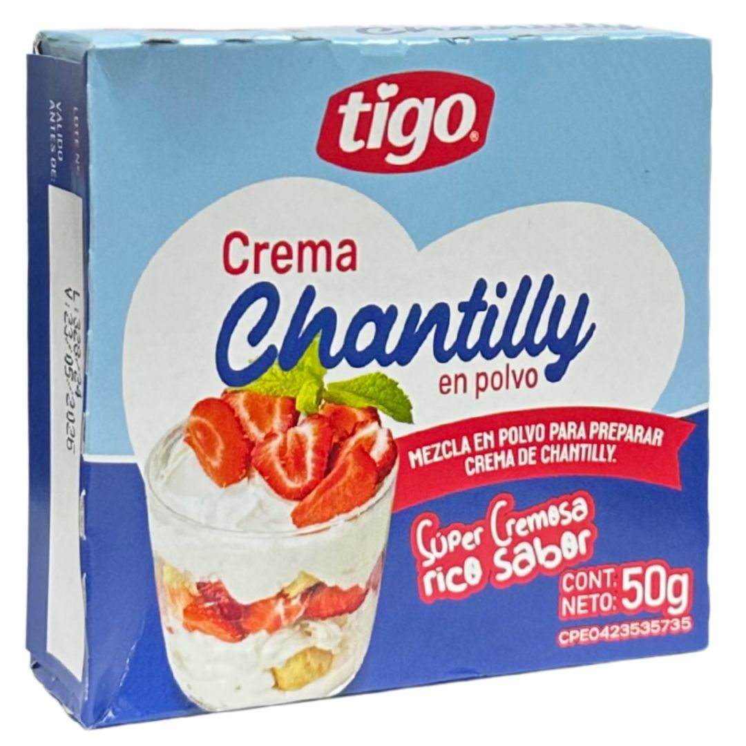 CREMA CHANTILLY POLVO TIGO 50GR