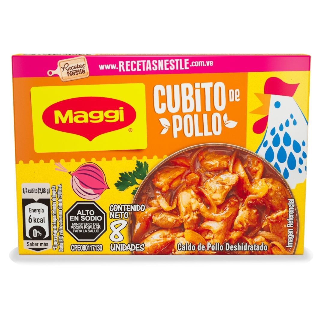 CUBITO DE POLLO 8 UNDS