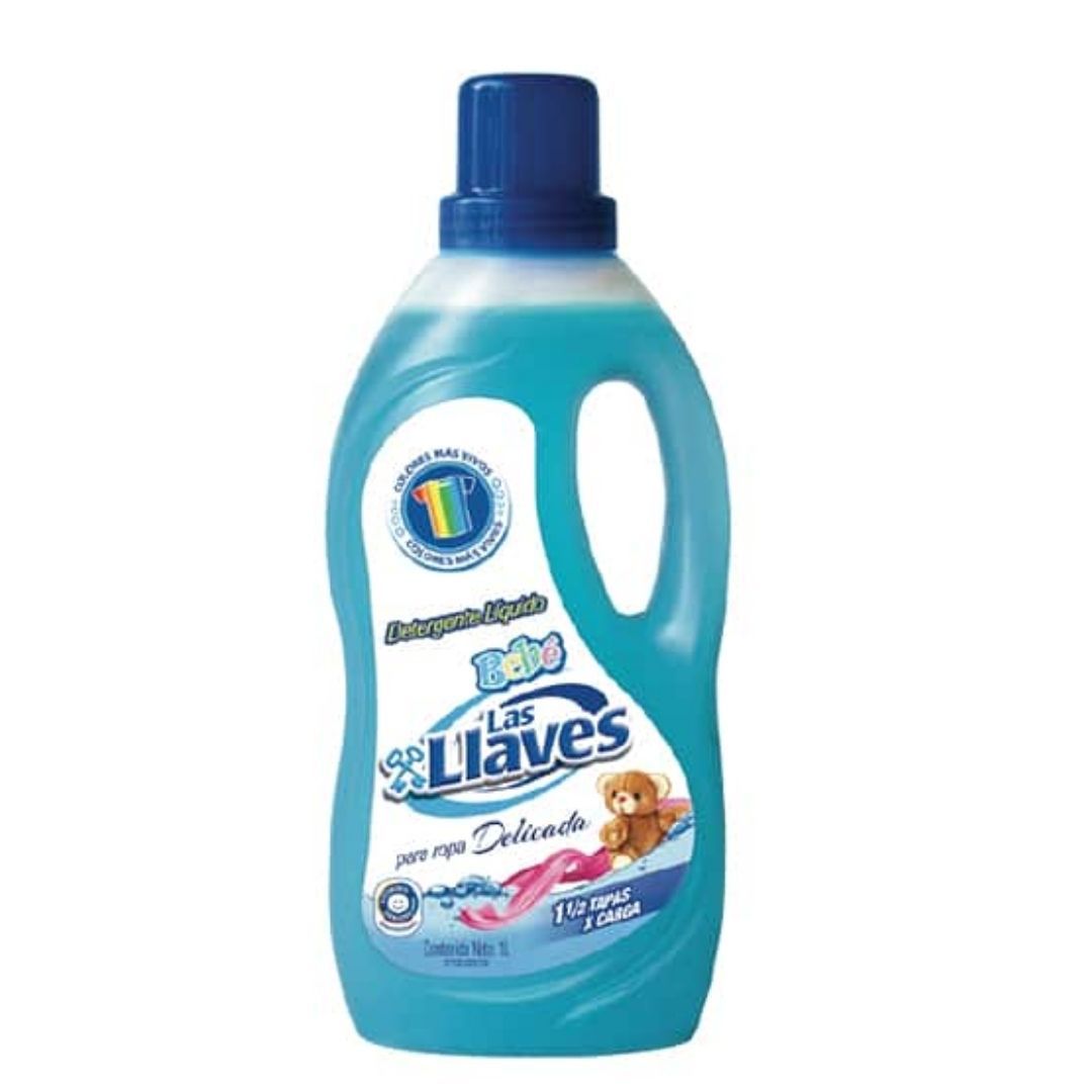 DETERGENTE LIQ LAS LLAVES BEBE 1LT