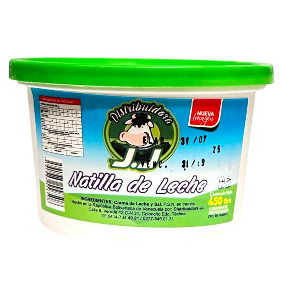 NATILLA DE LECHE JJ 450GR