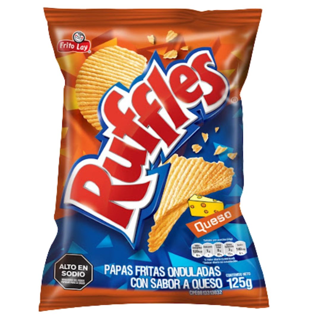 RUFFLES DE QUESO 125GR