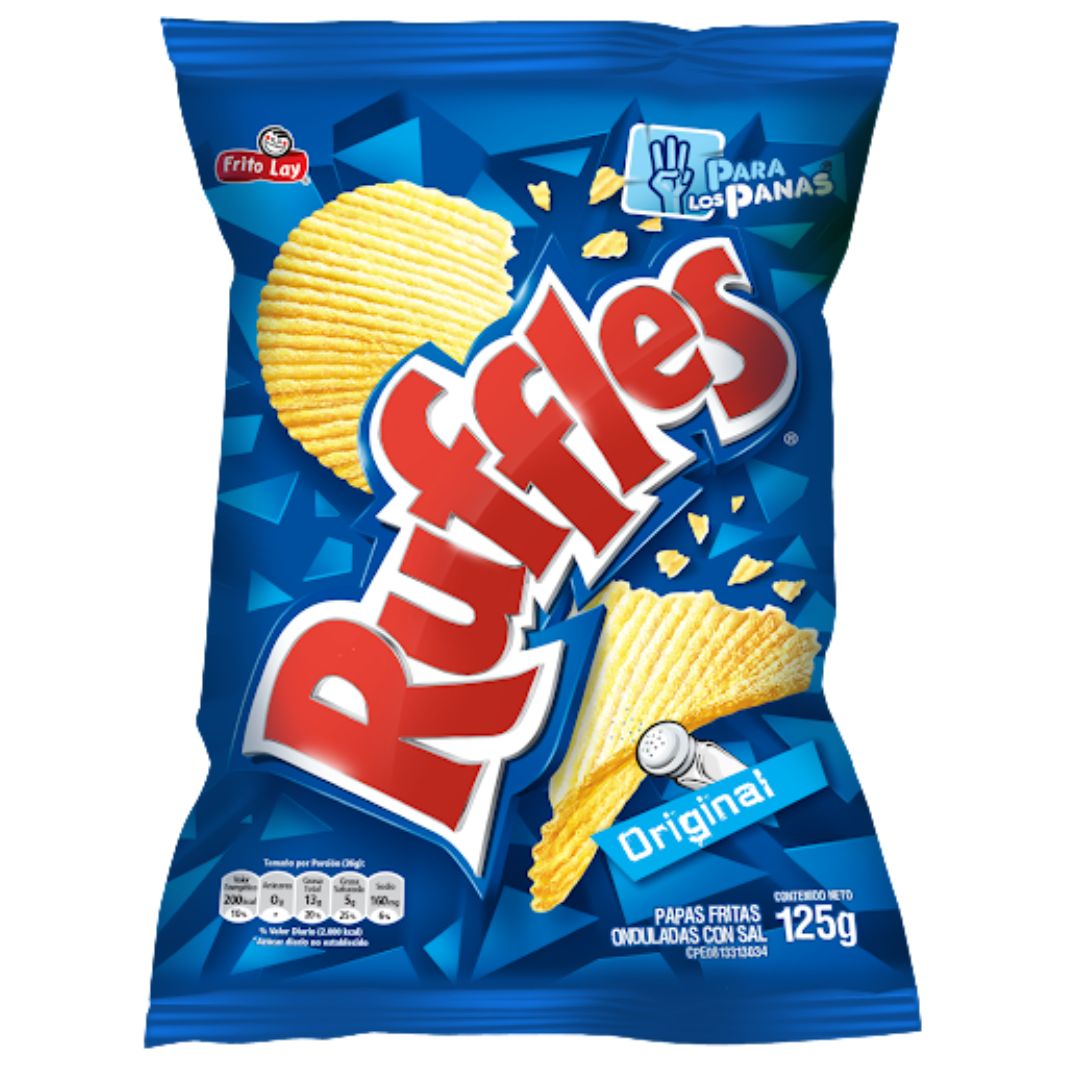 RUFFLES NATURAL 125 GR
