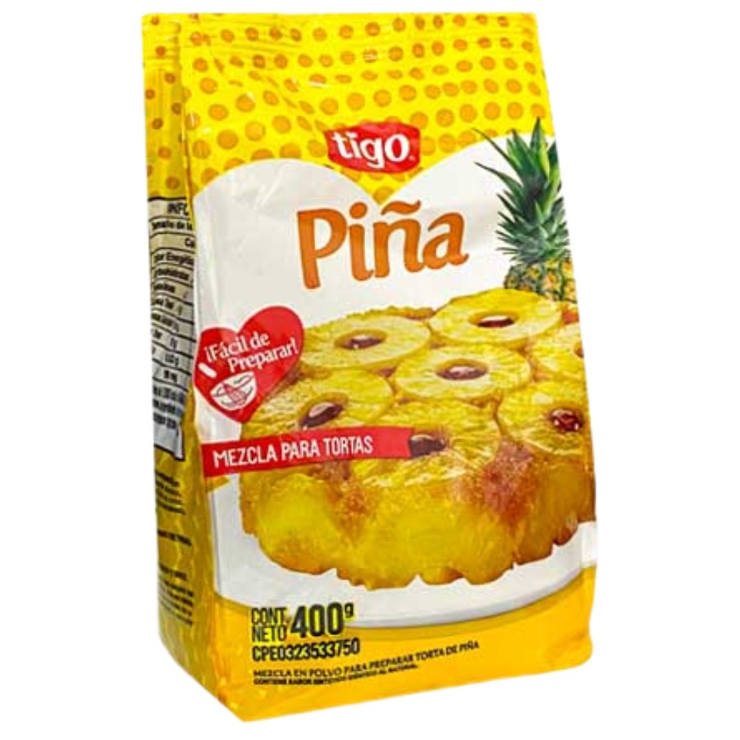 MEZCLA TORTA TIGO PIÑA 400G
