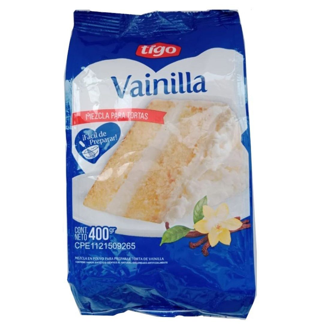 MEZCLA TORTA TIGO VAINILLA 400G