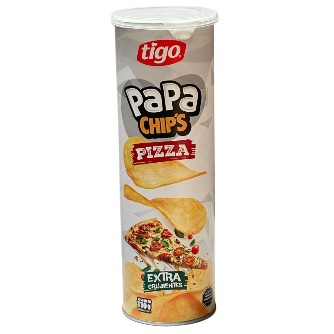 PAPAS CHIPS TIGO PIZZA 110GR