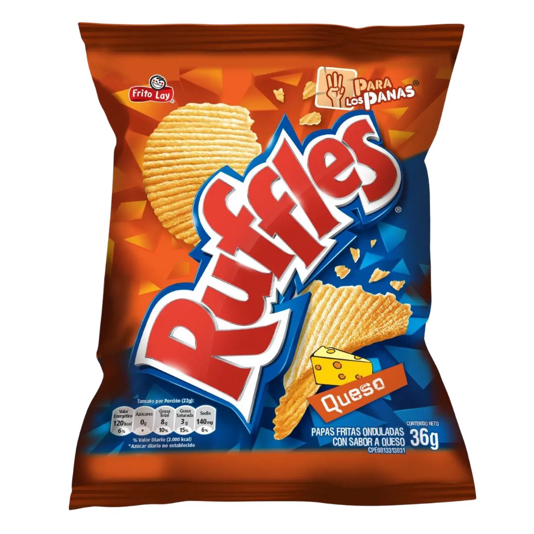 RUFFLES DE QUESO 36 GR