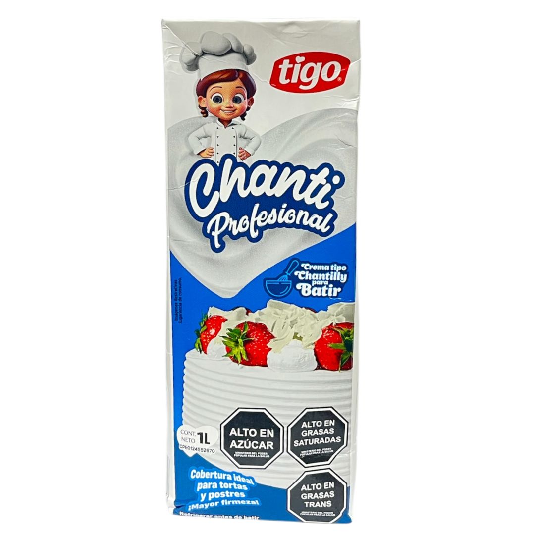 CREMA CHANTILLY TIGO PROFESIONAL 1 LT