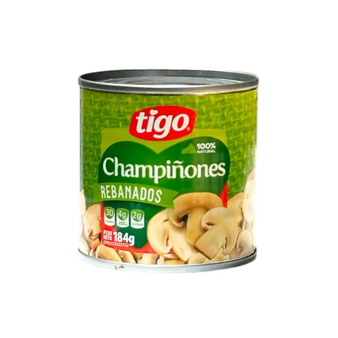 CHAMPIÑONES REBANADOS TIGO LATA 184G
