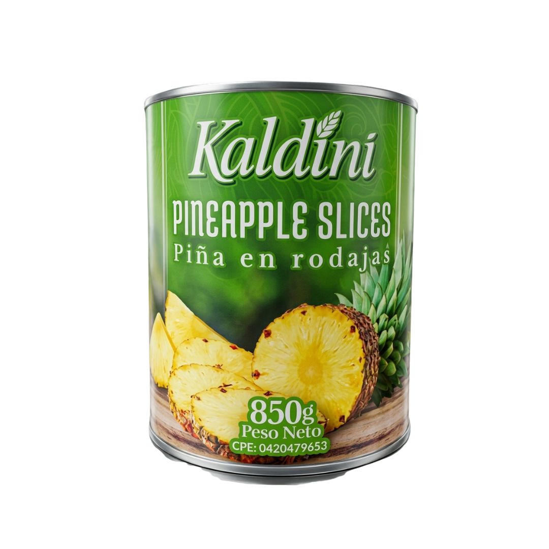 PIÑA EN RODAJAS KALDINI 850GR
