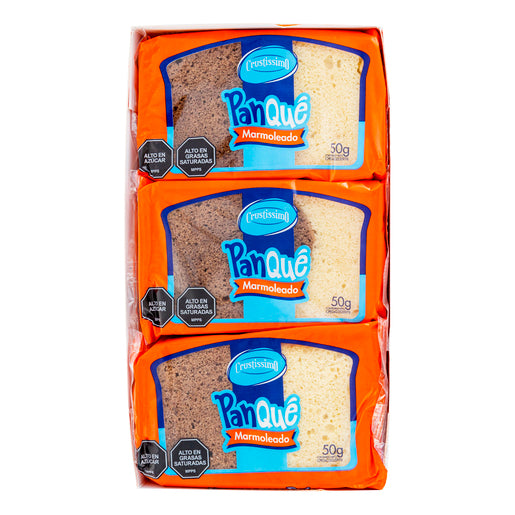 ESTUCHE PANQUE MARMOLEADO CRUSTISSIMO 6 UNIDADES