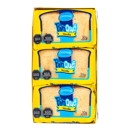 ESTUCHE PANQUE DE VAINILLA CRUSTISSIMO 6 UNIDADES