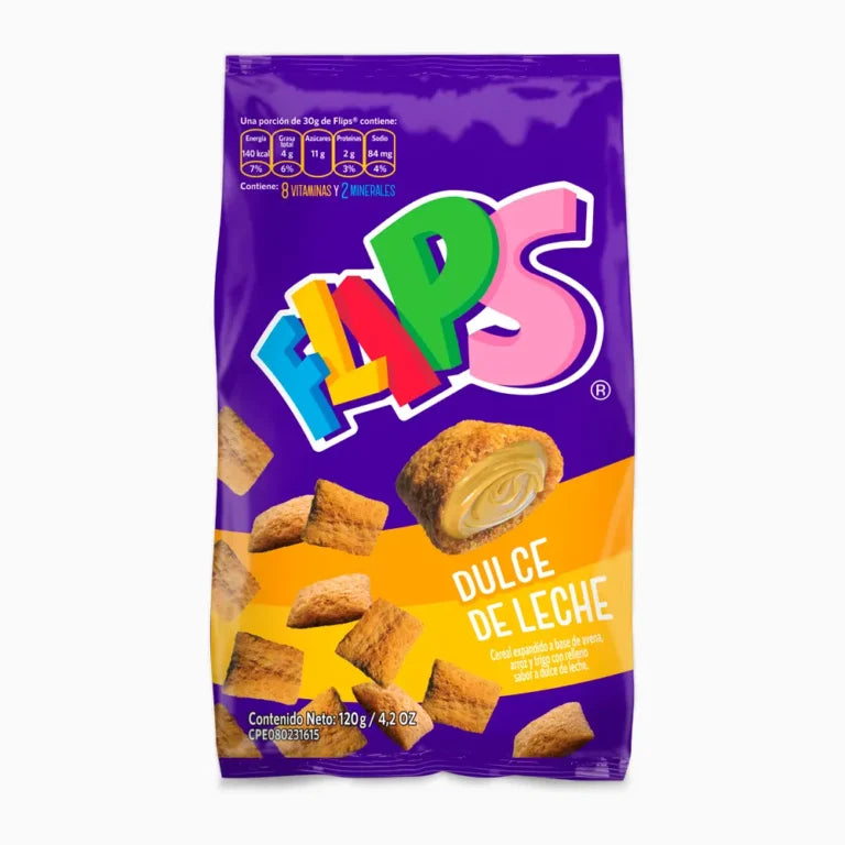 FLIPS DE DULCE DE LECHE 120GR