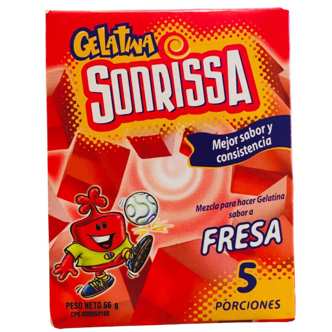 GELATINA SONRISSA FRESA 66GR