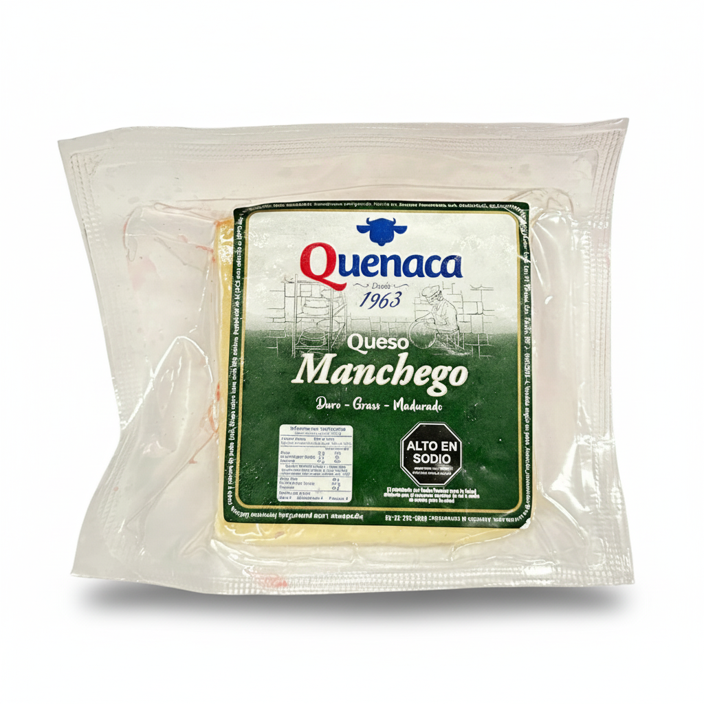 QUESO MANCHEGO CUÑA QUENACA 250GR APROXIMADO