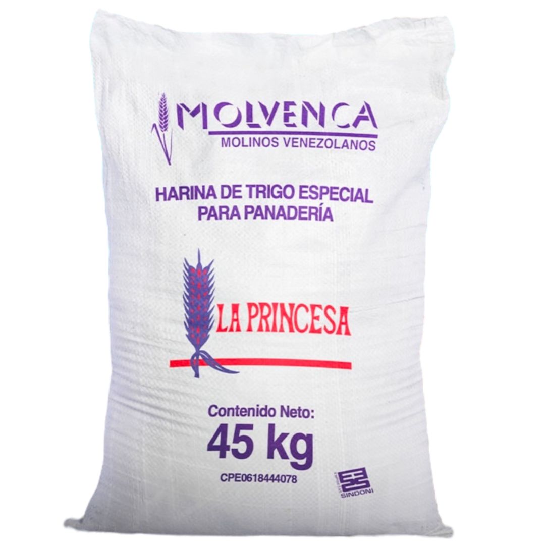SACO DE HARINA TRIGO PRINCESA 45KG