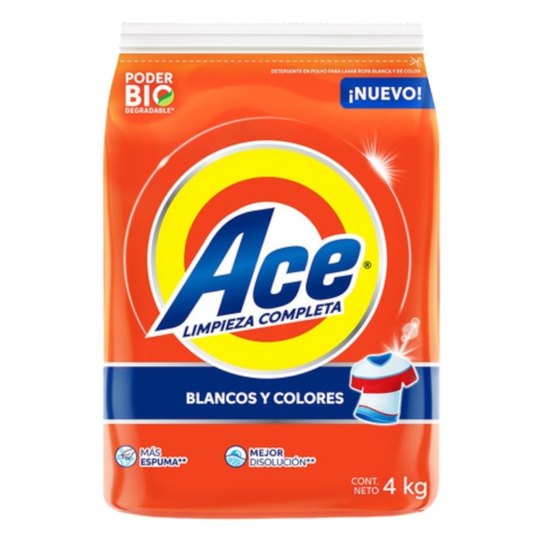 DETERGENTE ACE REG 4 KG