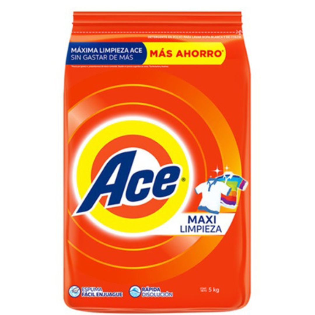 DETERGENTE ACE REG 5KG