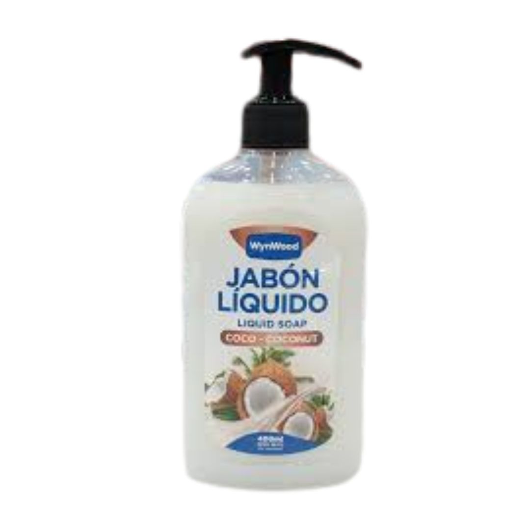 JABON LIQUIDO DE MANOS COCONUT WYNWOOD 400ML