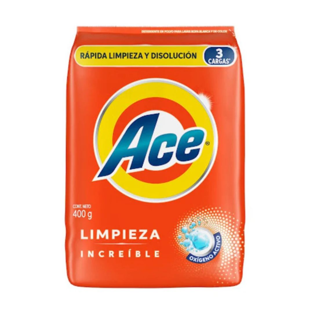 DETERGENTE ACE REGULAR 400GR