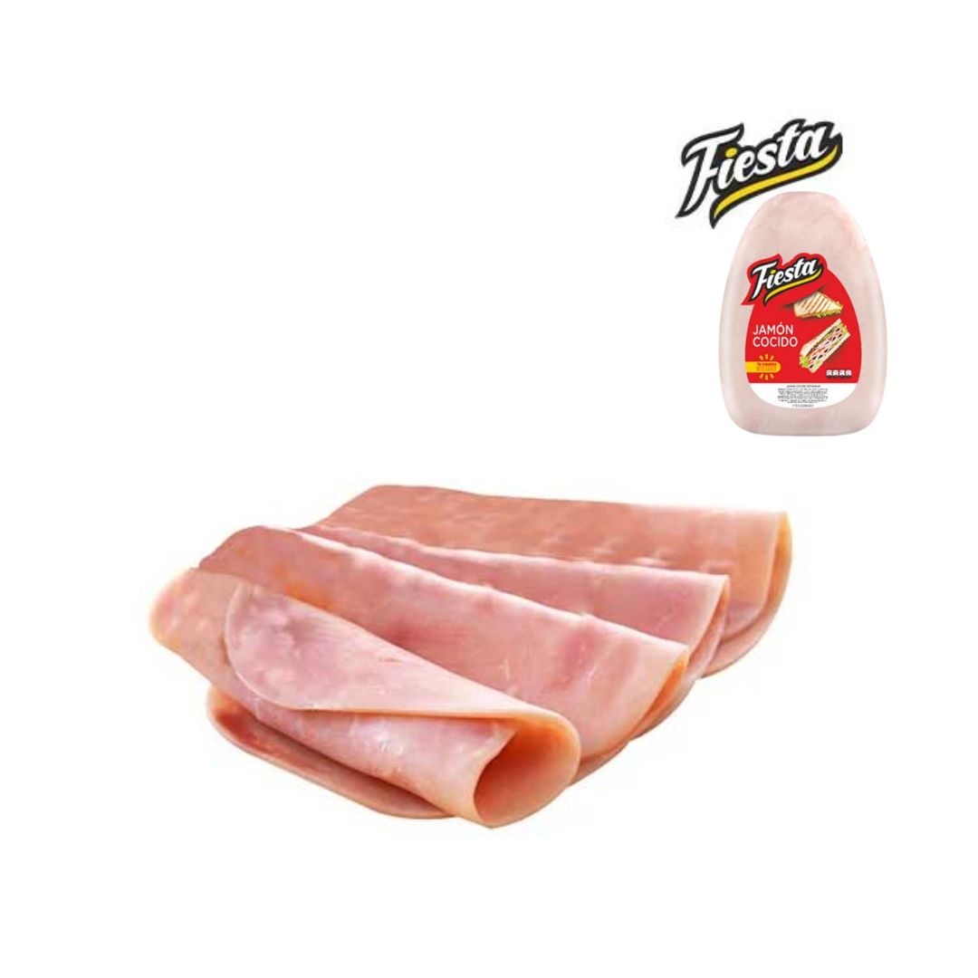 JAMON DE PIERNA COCIDO FIESTA 200GR