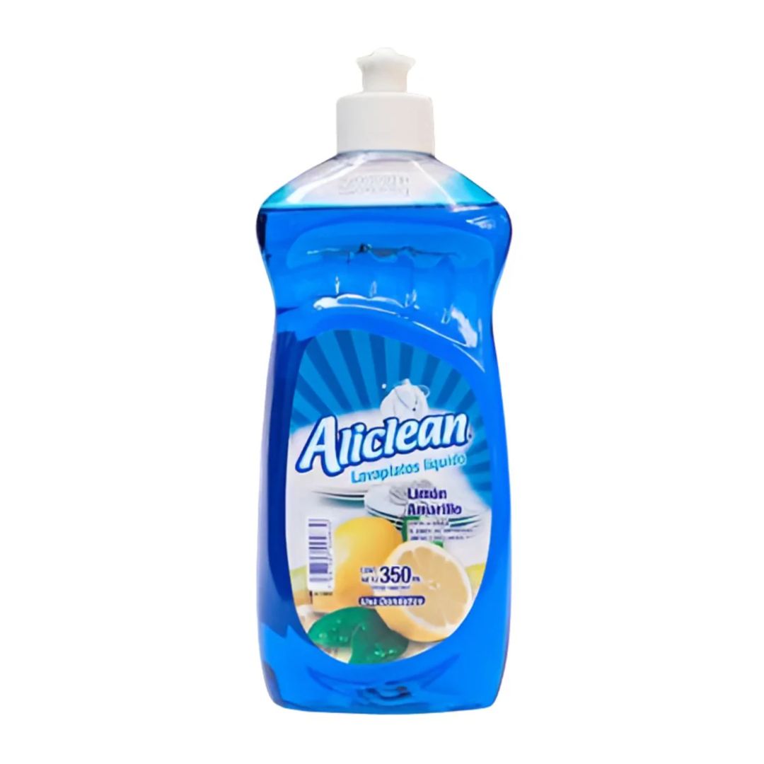 LAVAPLATO LIQUIDO ALICLEAN AZUL 350ML