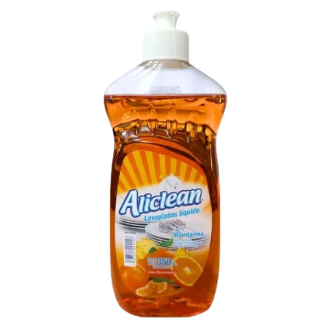 LAVAPLATOS LIQUIDO ALICLEAN MANDARINA 350ML