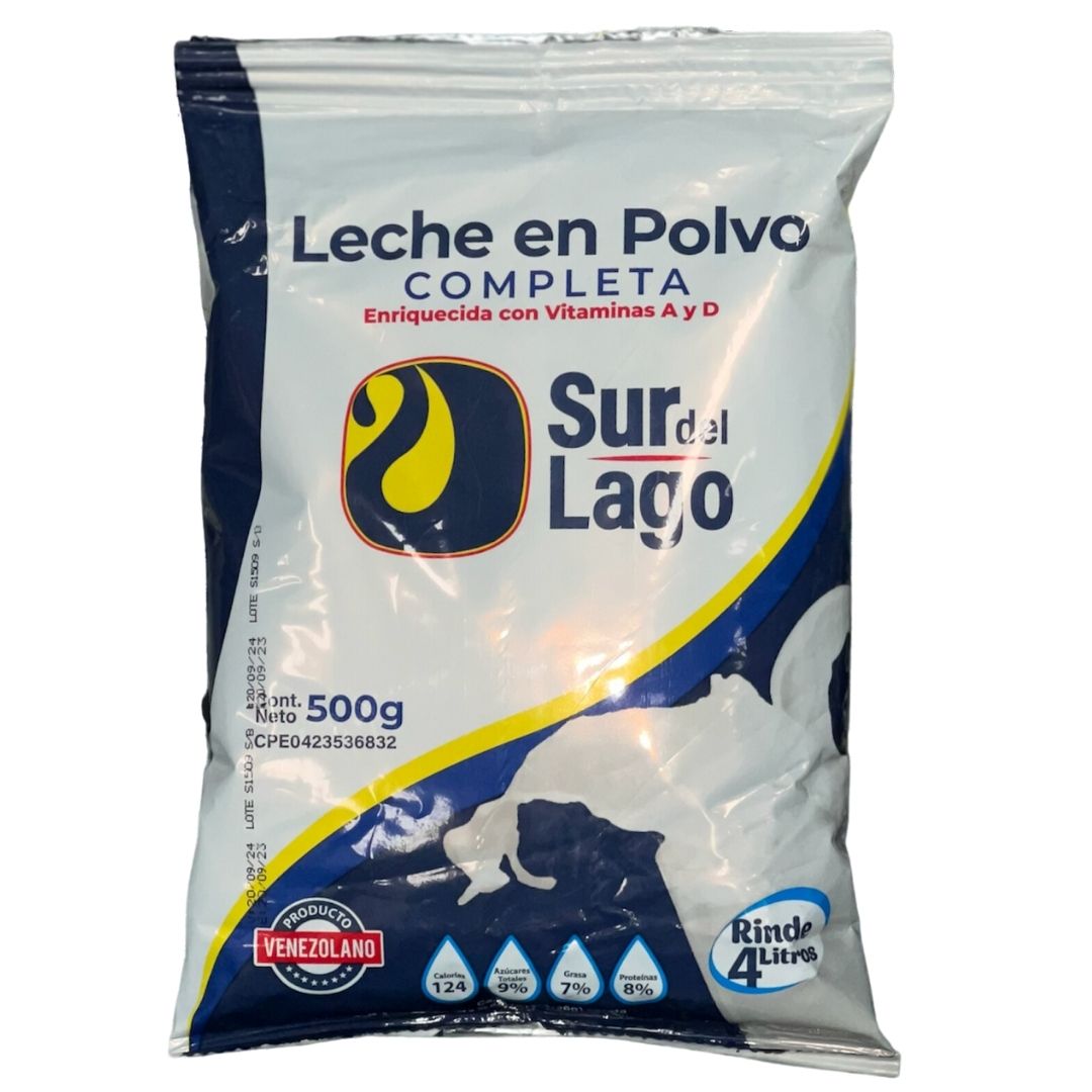 LECHE EN POLVO SUR DEL LAGO 500 GR