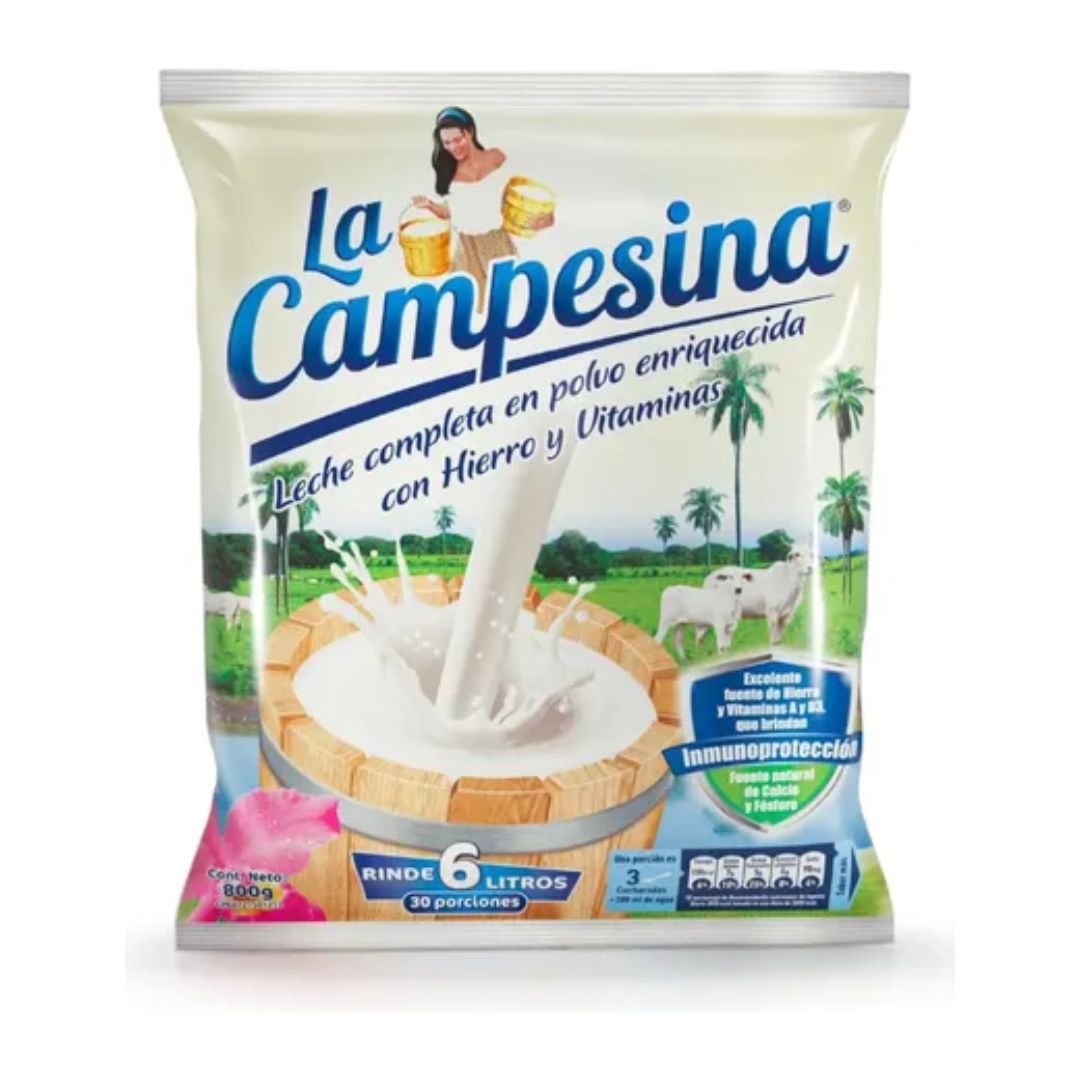 LECHE EN POLVO LA CAMPESINA 800GR