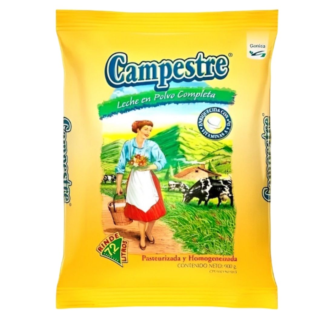 LECHE POLVO CAMPESTRE COMPLE 900GR