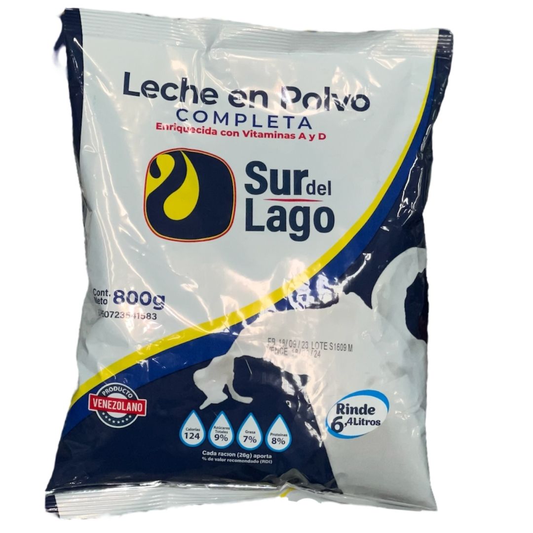 LECHE EN POLVO SUR DEL LAGO 800GR