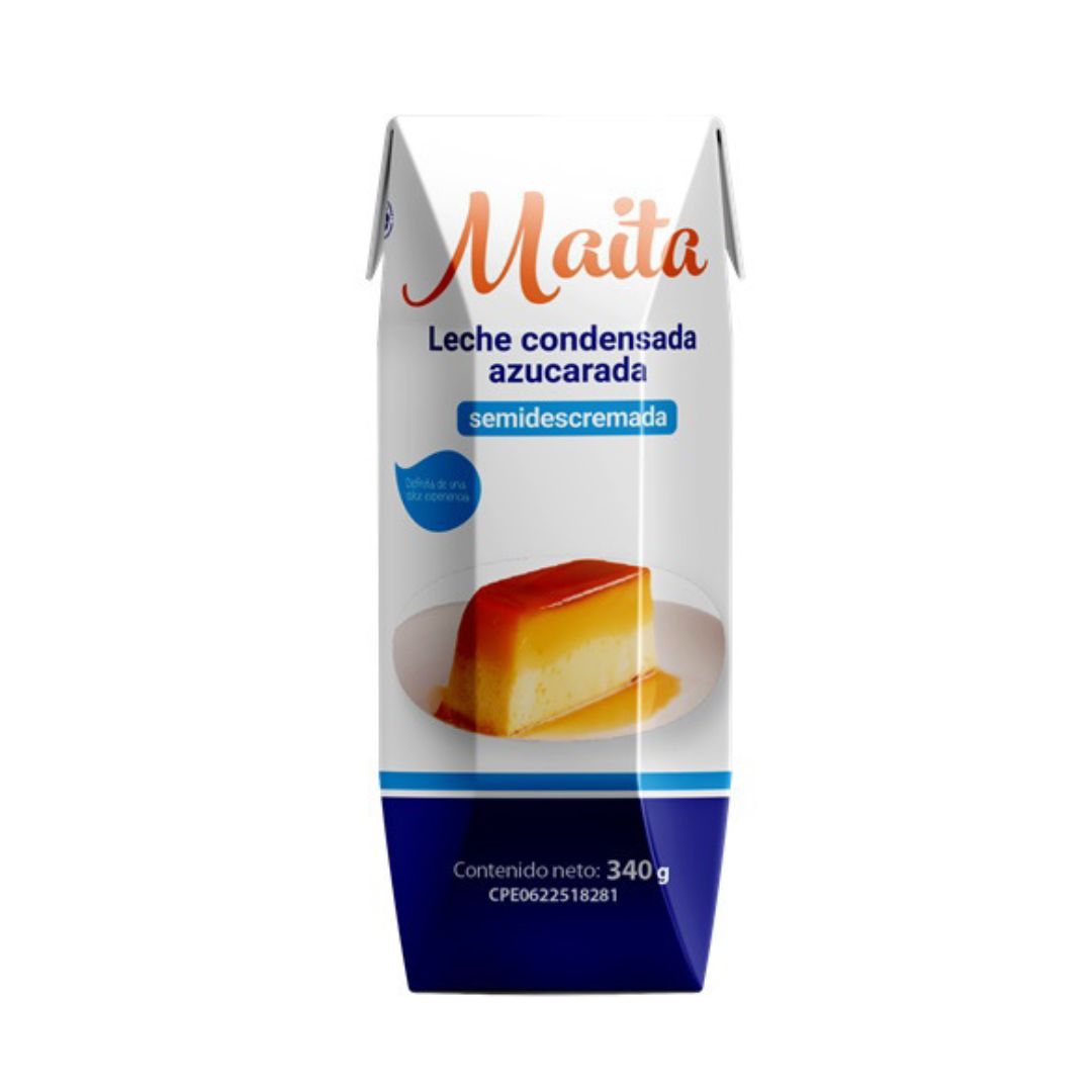 LECHE CONDENSADA SEMIDESCREM MAITA 340GR