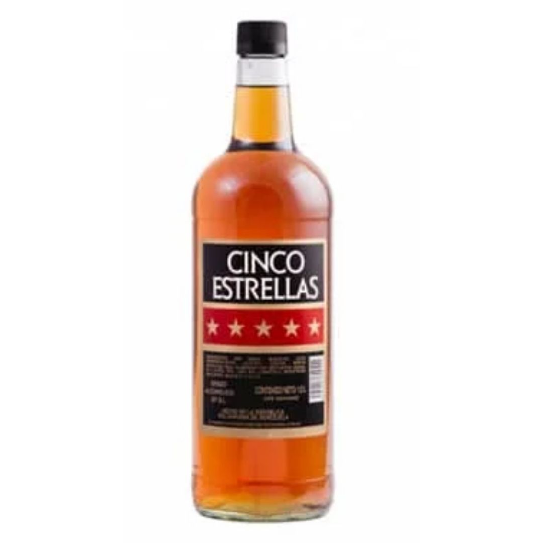 LICOR DE RON 5 ESTRELLA 1 LT