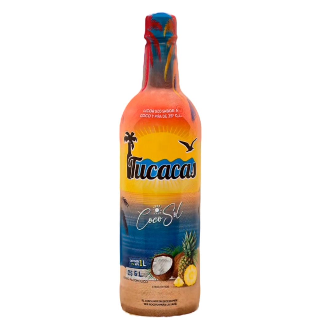 LICOR SECO TUCACAS COCO SOL 1LT
