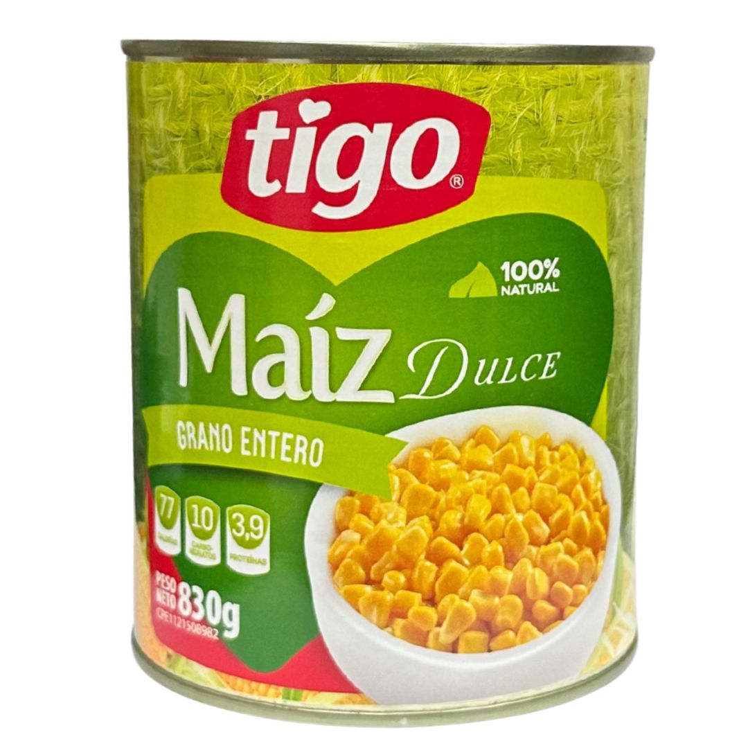 MAIZ DULCE EN LATA TIGO 830GR