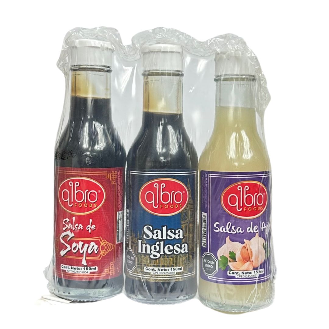 SALSA TRIPACK ALBRO 150ML