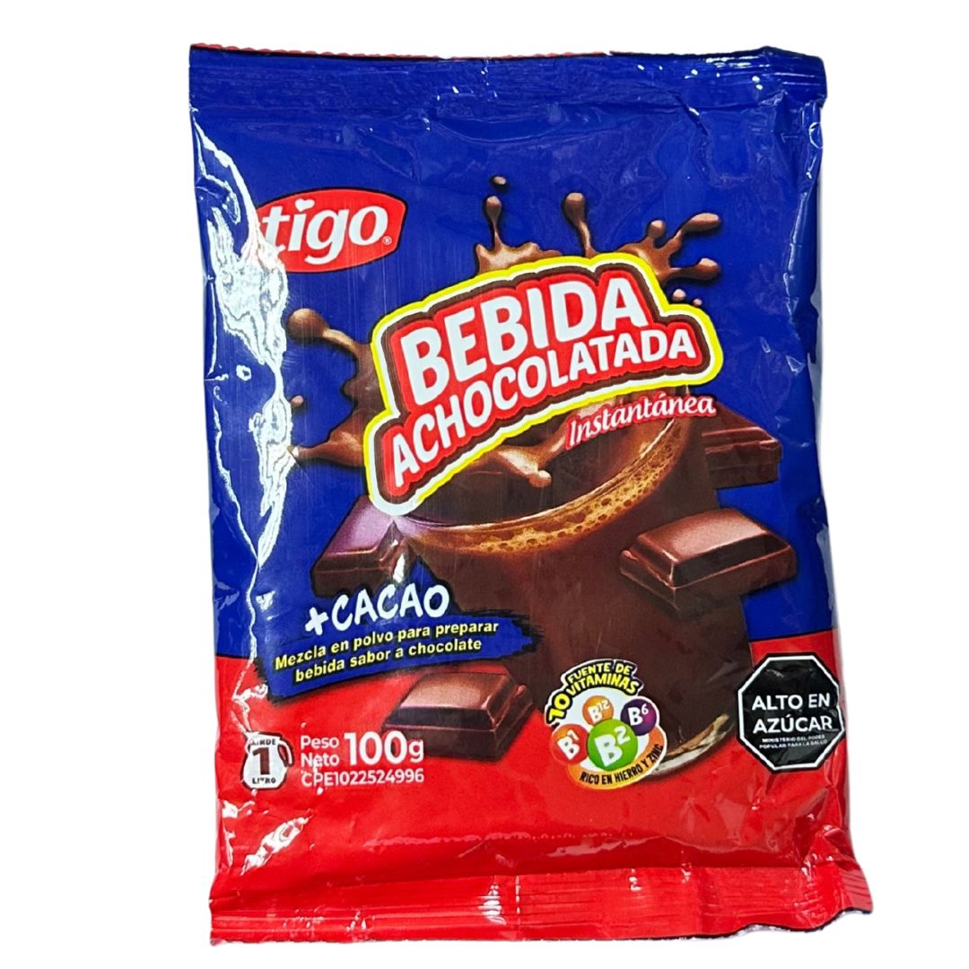 BEBIDA ACHOCOLATADA EN POLVO TIGO 100GR