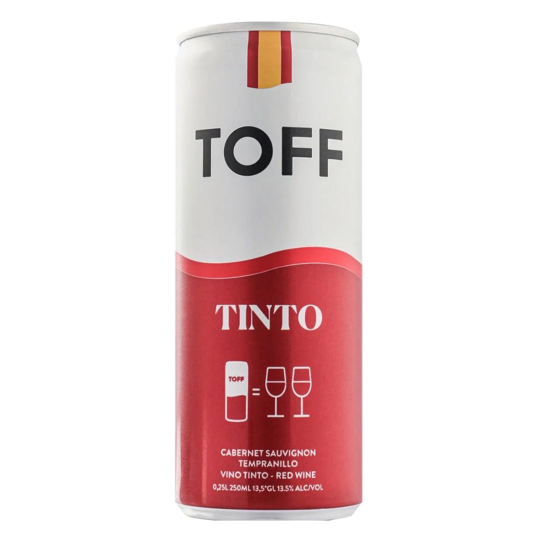 VINO TOFF TINTO LATA 250ML