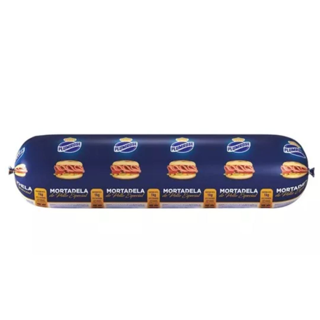 MORTADELA POLLO PLUMROSE 1KG