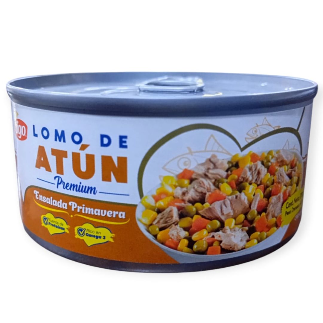ATUN EN LOMO PREMIUM CON ENSALADA PRIMAVERA TIGO 170GR