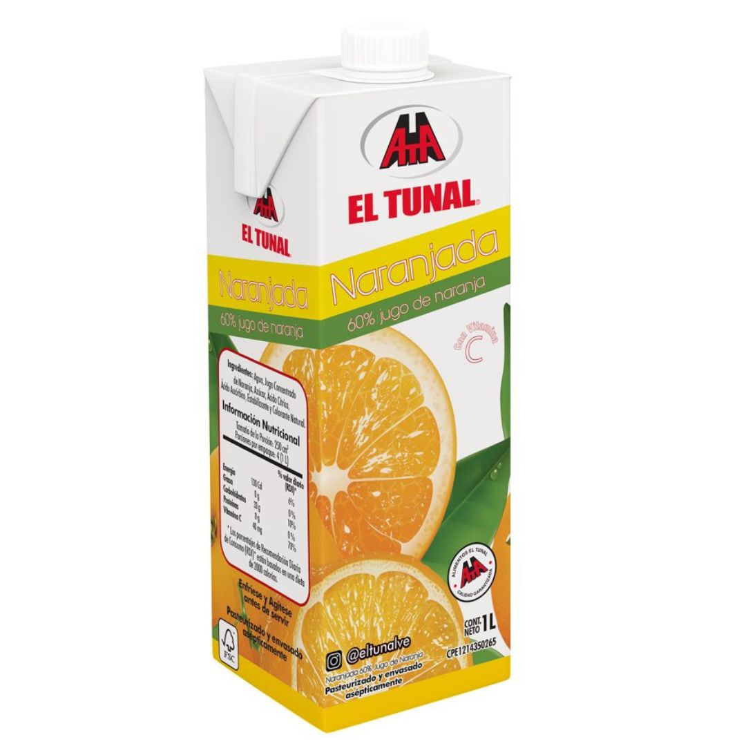 NARANJADA EL TUNAL 1LT