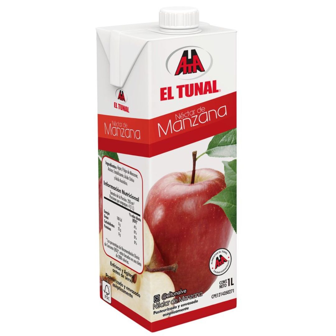 NECTAR MANZANA EL TUNAL 1LT
